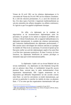 La diplomatie sur les progrès techniques