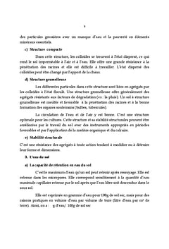 Méthodes de conservation et aménagement des sols en milieu tropical