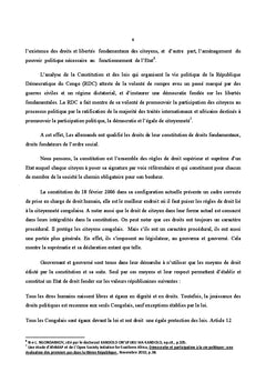 Au choque de démocratie la citoyennete congolaise en detresse