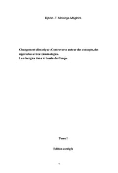 Changements climatiques: Controverse autour des concepts, des approches et des terminologies