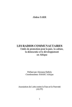 Les radios communautaires
