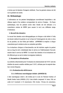 Qualité de vie après un accident vasculaire cérébral