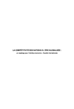 La competitivite des nations A l'ere globalisee