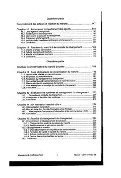 Management du changement Cas du marché boursier marocain