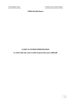 La RDC au tournoi democratique