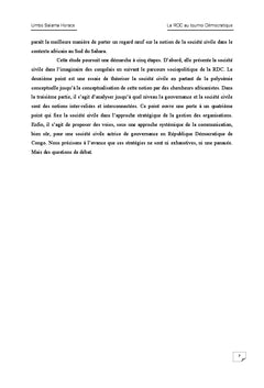 La RDC au tournoi democratique