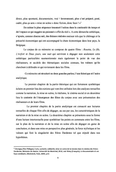 Realisme, tension et morale dans les films des freres Dardenne