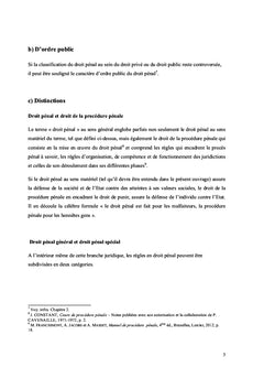 La doctrine juridique sur le droit penal general