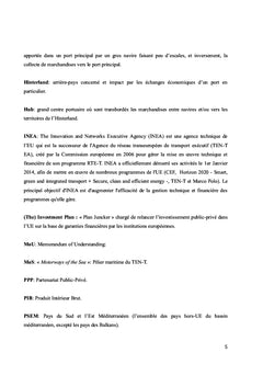 Enjeux & perspectives de la cooperation interportuaire en Mediterranee