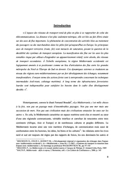 Enjeux & perspectives de la cooperation interportuaire en Mediterranee