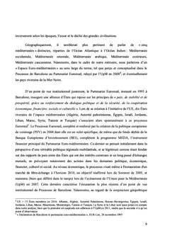 Enjeux & perspectives de la cooperation interportuaire en Mediterranee