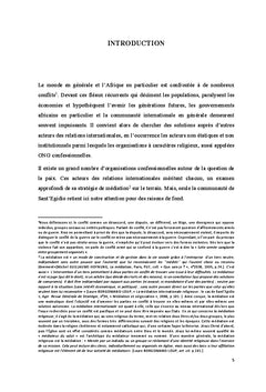 La communauté de Sant'Egidio et le conflit mozambicain