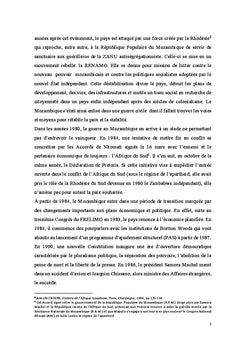 La communauté de Sant'Egidio et le conflit mozambicain