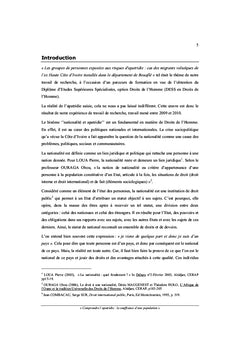 Les groupes de personnes exposées aux risques d'apatridie