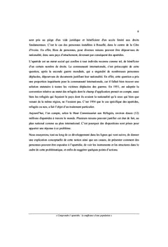 Les groupes de personnes exposées aux risques d'apatridie