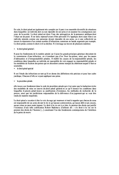 Droit jurisprudentiel sur la procédure pénale et sur la doctrine
