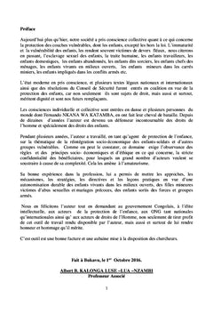 La FSH et l'autonomisation des enfants victimes des conflits armés