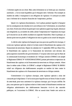 L'obligation de vigilance du banquier dans l'espace CEMAC