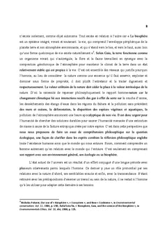 Vers un humanisme ecologique repense. Regard philosophique