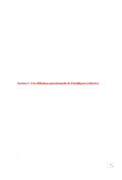 L'intelligence collective