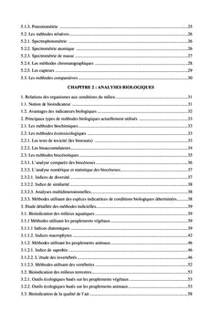 Cours Analyse et protection de l'environnement