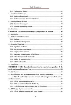 Condensation d'un melange binaire et ternaire en presence d'un gaz