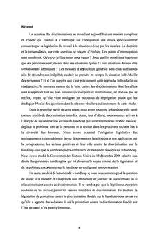 La discrimination fondée sur le handicap et la santé