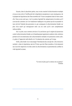 La discrimination fondée sur le handicap et la santé