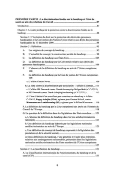 La discrimination fondée sur le handicap et la santé