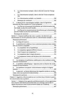 La discrimination fondée sur le handicap et la santé