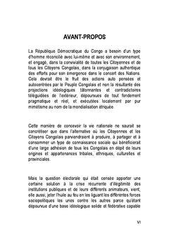 Illusion et desillusion electorales au Congo-Zaïre