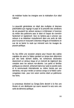 Illusion et desillusion electorales au Congo-Zaïre