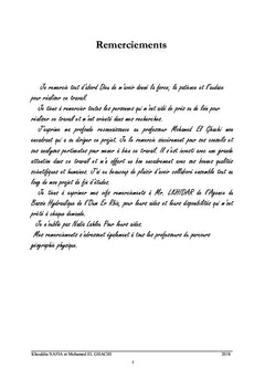 Suivi et analyse des hauteurs d'eau et des débits de la source de Ain Asserdoune