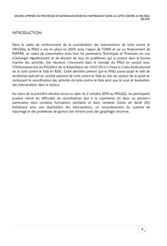 Rationalisation du Partenariat dans la lutte contre le VIH/Sida en RDC