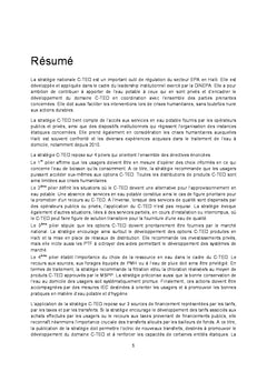 Strategie Nationale Conservation et Traitement d'Eau a Domicile