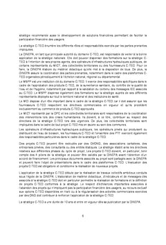 Strategie Nationale Conservation et Traitement d'Eau a Domicile