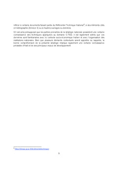 Strategie Nationale Conservation et Traitement d'Eau a Domicile