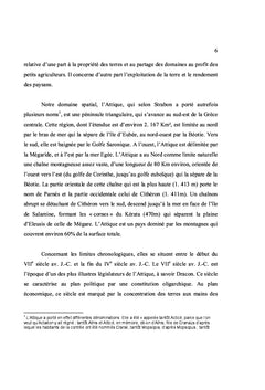L'évolution du problème agraire en Attique du VIIe au IVe siècle avant J.-C.
