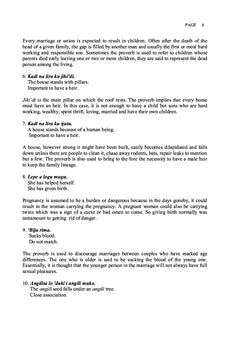 Kakwa Proverbs with Introductory History