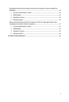 Valorisation des ressources organiques sur le maraîchage de Mahajanga