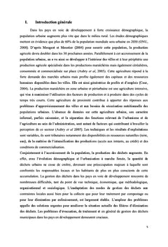 Valorisation des ressources organiques sur le maraîchage de Mahajanga