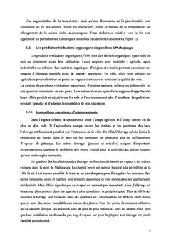 Valorisation des ressources organiques sur le maraîchage de Mahajanga