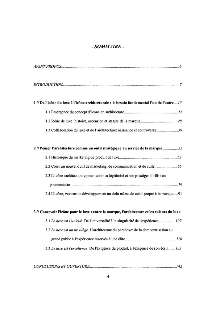 Architecture, luxe & marketing