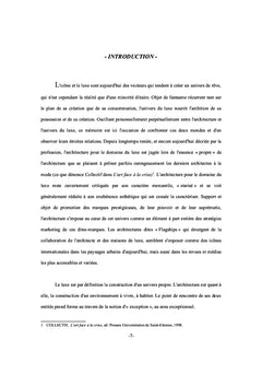 Architecture, luxe & marketing