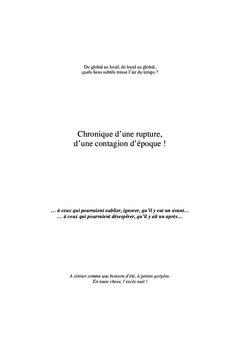 Journal d'un travailleur social de ville