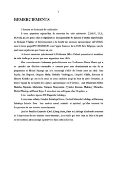 Contaminations metalliques autour de Lubumbashi