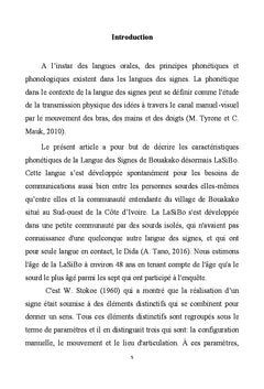 Etude phonétique de la Langue des Signes de Bouakako (LaSiBo)