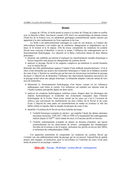 Hydrologie et dynamique fluviale des bassins aménagés: La Seille - Lorraine - France