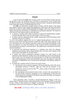Hydrologie et dynamique fluviale des bassins aménagés: La Seille - Lorraine - France