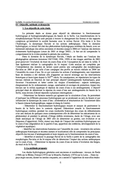 Hydrologie et dynamique fluviale des bassins aménagés: La Seille - Lorraine - France